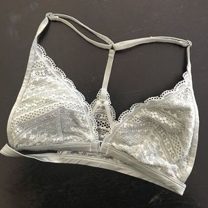 Victoria’s Secret Light olive lace Bralette